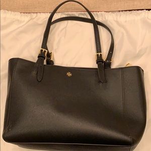 Tory Burch black handbag 12” x 9” x 4”